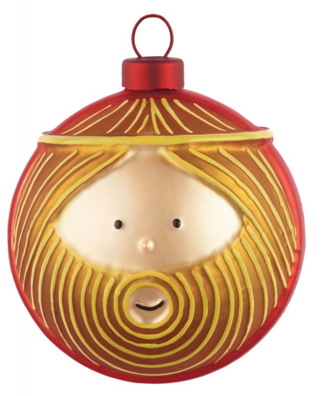 Palle Presepe - Giuseppe Joseph big Christmas baubles Alessi AMJ13 3